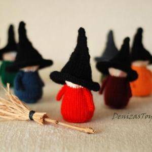 Waldorf Halloween Witches - Pdf Knitting Patterns...
