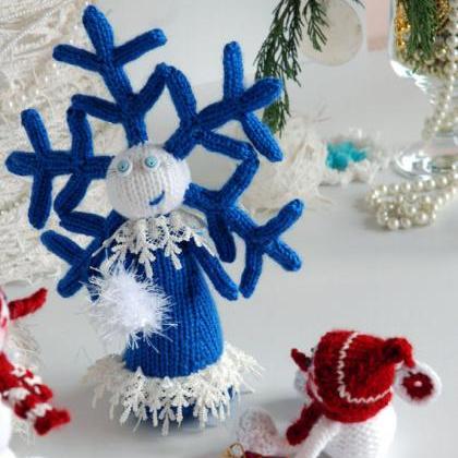 Snowflake Girl. Christmas And Year Ornament. Home..