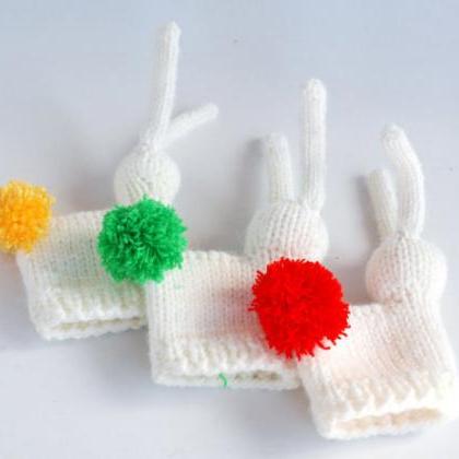 3 Rabbits For Keeping Warm Breakfast Eggs. Eco..