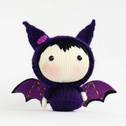 Violet Bat Doll. Toy From The Tanoshi Series...