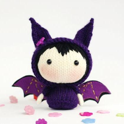 Violet Bat Doll. Toy From The Tanoshi Series...