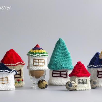 Small Easter Houses. Egg Cozy. - 7 Different Pdf..