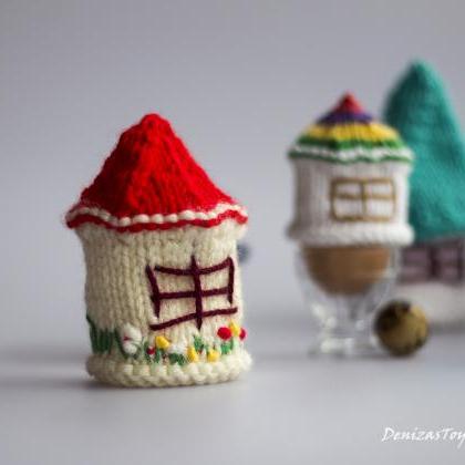 Small Easter Houses. Egg Cozy. - 7 Different Pdf..