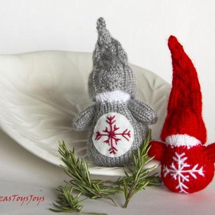 Waldorf Christmas Gnomes - Pdf Knitting Patterns...